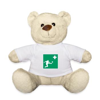 Football Premiers secours Soccer Sport Médecin - Nounours - blanc - Devant