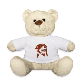 Australian Shepherd - Nounours - blanc - Devant