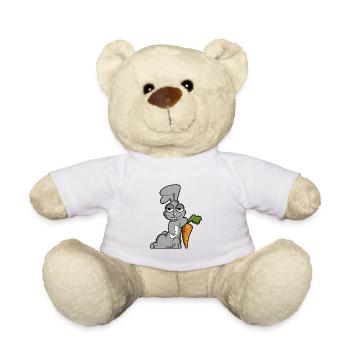Cute rabbit - Teddy Bear - white - Front