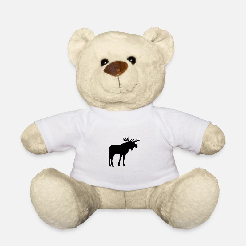 Moose are beautiful animals - Teddy Bear - white