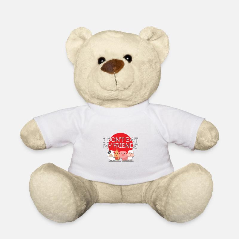 végétarien - Nounours - blanc