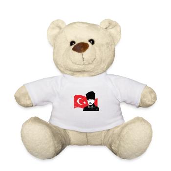 Ataturk Kemal Instabul Turquie - Nounours - blanc - Devant
