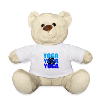 Yoga Yoga Yoga - Nounours - blanc - Devant