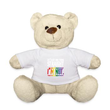 Trans Pride Shirt Transgender - Teddy - Weiß - Vorne