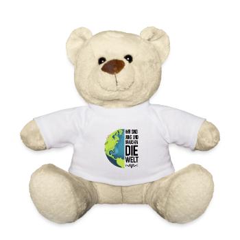 Klima. Wir sind jung und brauchen die Welt - Teddy - Weiß - Vorne
