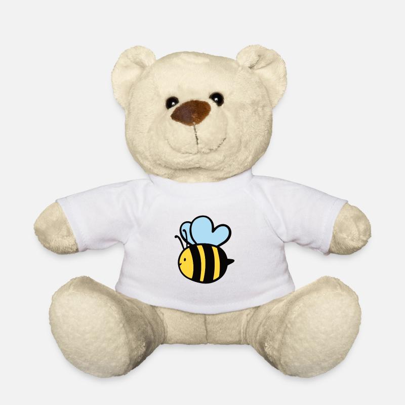 Biene - Teddy - Weiß