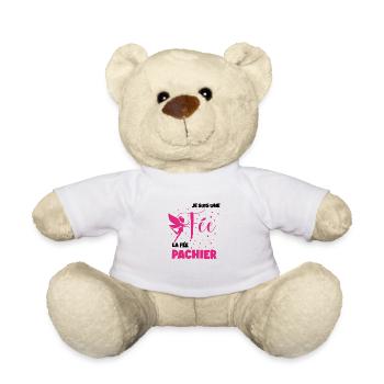 Je suis Une fée, la fée Pas Chier - Nounours - blanc - Devant