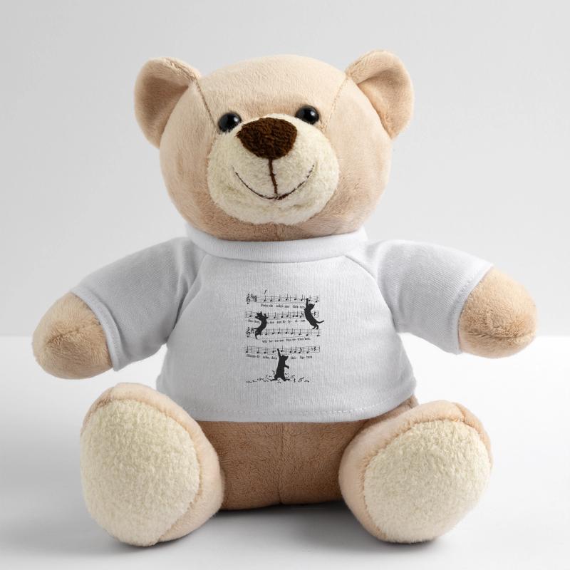 Cheeky Kitten Cats Beethoven 9th Symphony Notes Teddy Bear