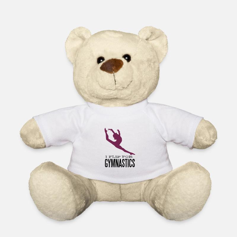 Gymnastics - I flip for gymnastics - Teddy - Weiß