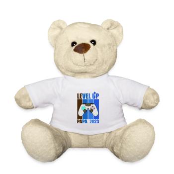 Level Up Dad 2023 Gamer Dad Geschenk Future Dad - Teddy - Weiß - Vorne