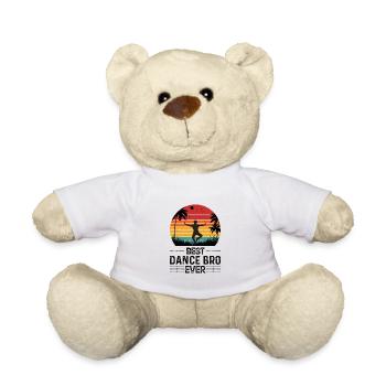 Tanz Bruder Einer Tänzerin Bruder Tänzer Tanzart - Teddy - Weiß - Vorne