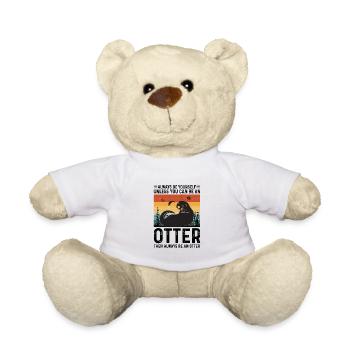 SEI EIN OTTER Otter Merch Süßer Otter Kinder - Teddy - Weiß - Vorne