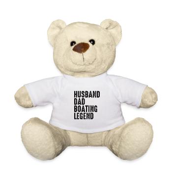 Captain Boat Woman Holiday Sailboat Wife Father - Teddy Bear - white - Front