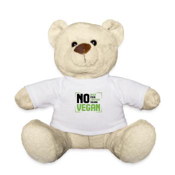 Militant des droits des animaux Végétalien Végétarien Amoureux des animaux Animal - Nounours - blanc - Devant