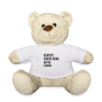 Assistant dentaire Dentiste Dent - Nounours - blanc - Devant