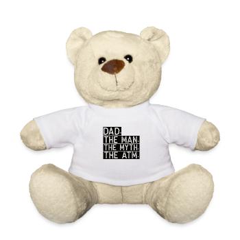 Welt bester Papa Vater Paare Paar Eltern Dad daddy - Teddy - Weiß - Vorne