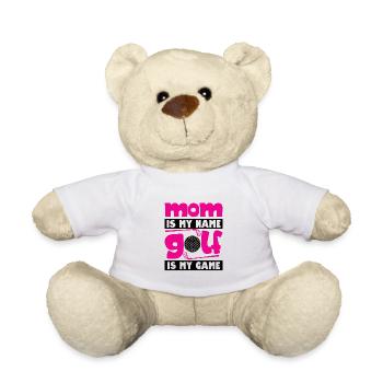 Golfspieler Golfer Golfschläger Golfen Golf Mutter - Teddy - Weiß - Vorne