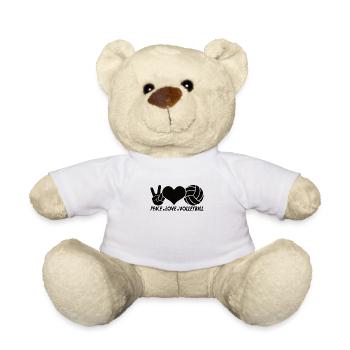 Volleyball Volley Aufschlag Volleyballspieler - Teddy - Weiß - Vorne