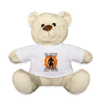 Wikinger Krieger Entdecke die Nordmänner - Teddy - Weiß - Vorne