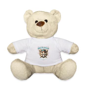 Hamster Baseballmütze Haustier Niedliches Design - Teddy - Weiß - Vorne