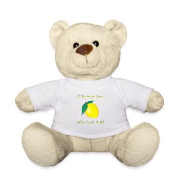 If life gives you lemons, ask for Tequila & Salt - Teddy Bear - white - Front