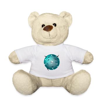 Unterwasser Haifisch Schwarm Gefahr für Taucher - Teddy - Weiß - Vorne