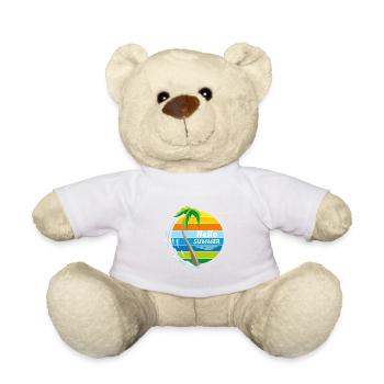 Hello Summer - Teddy Bear - white - Front