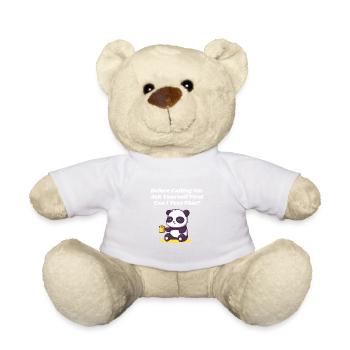Avant de m’appeler, posez-vous la question introverti - Nounours - blanc - Devant