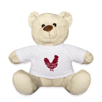 Gackern Sie herum & finden Sie es heraus Hühnchen - Teddy - Weiß - Vorne