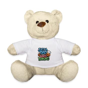 Papaist baker our Pape likes to bake - Teddy Bear - white - Front