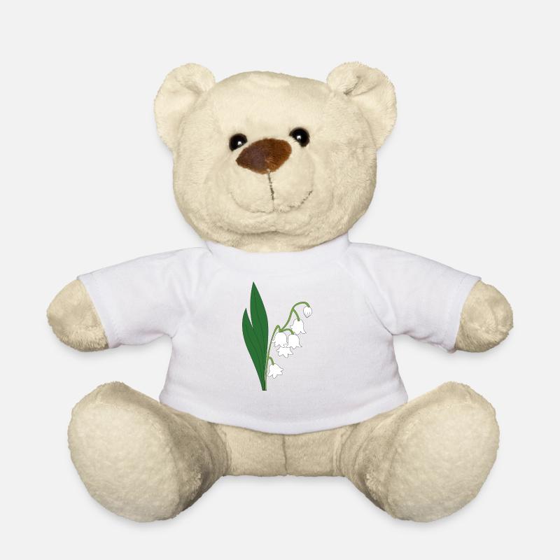 muguet fleur - Nounours - blanc