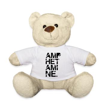 Amphetamine Drugs Speed Pep - Teddy Bear - white - Front