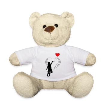 Let it go. Let go. Gift idea birthday - Teddy Bear - white - Front