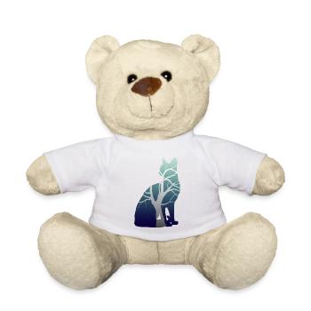 Nature Cat - Teddy Bear - white - Front