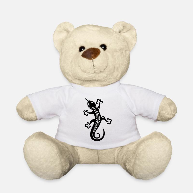 Lézard, lézard - Nounours - blanc