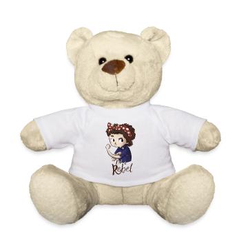 Je suis un rebelle - Nounours - blanc - Devant