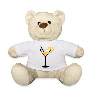 Cocktail - Teddy Bear - white - Front