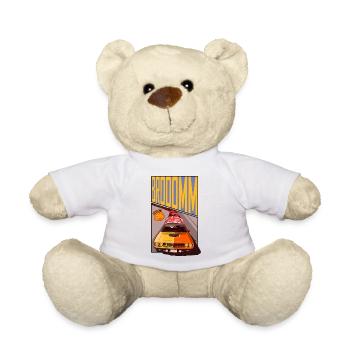 Route 666 - Teddy Bear - white - Front