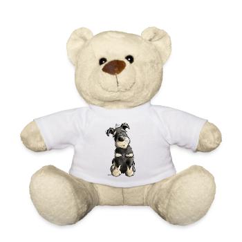 Drolliger Schnauzer - Teddy - Weiß - Vorne