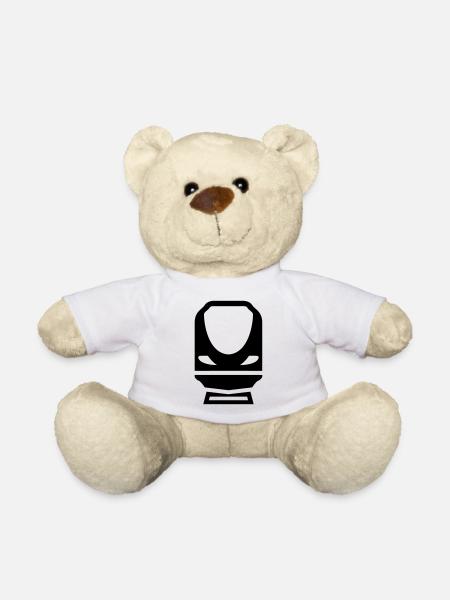Cheminot / Chemin de fer / Train / Metro - Nounours - blanc