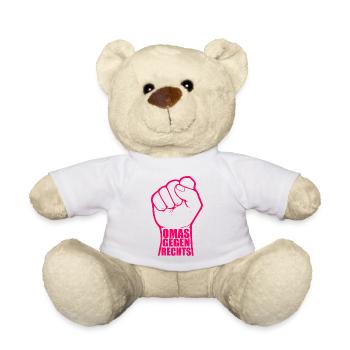 Omas gegen rechts - Teddy - Weiß - Vorne