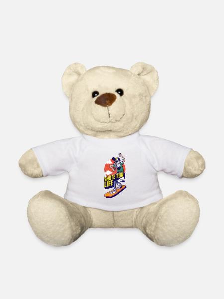 Schlittschuh fürs Leben - Teddy - Weiß