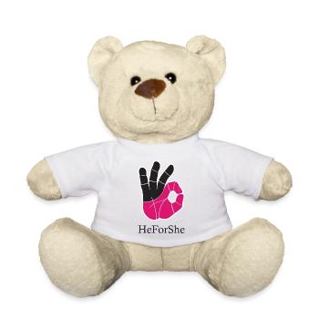 HeForShe | He For She | He For She Campaign - Nounours - blanc - Devant