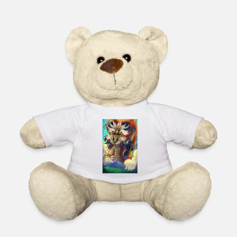 dragon - Nounours - blanc
