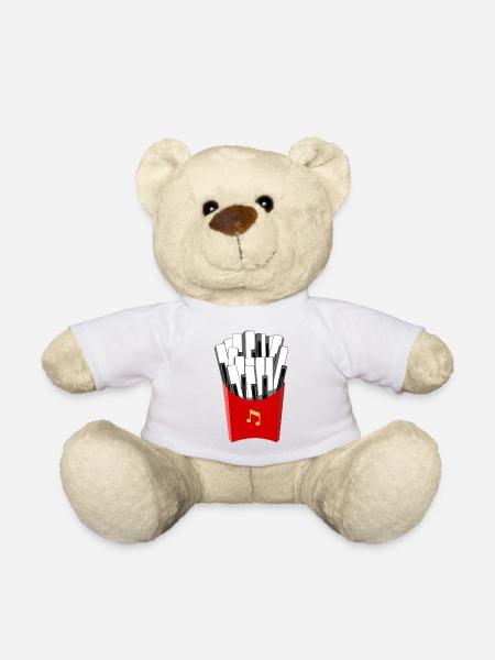 Klavier Keyboard Flügel - Teddy - Weiß