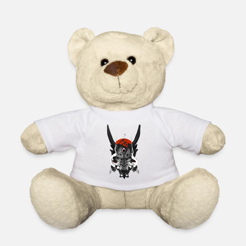 Japan Oni Maske - Teddy - Weiß