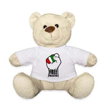 Free palestine - Nounours - blanc - Devant