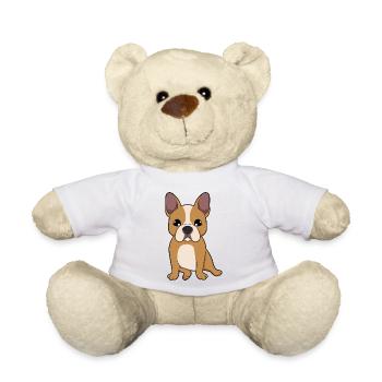 Bulldog français - Nounours - blanc - Devant
