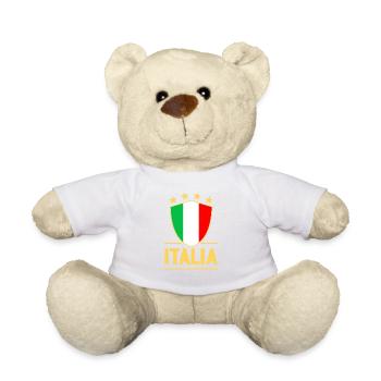 Italy Shirt ITALIA 2021 Football Fan (2020) - Teddy Bear - white - Front