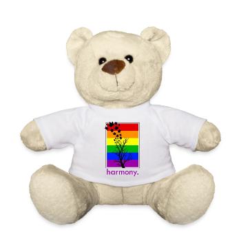 A life in harmony - Teddy Bear - white - Front
